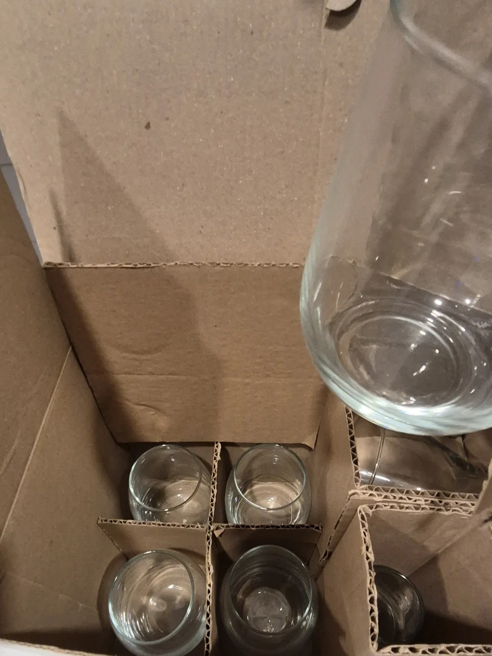 12-Piece Glassware Set in Green Box